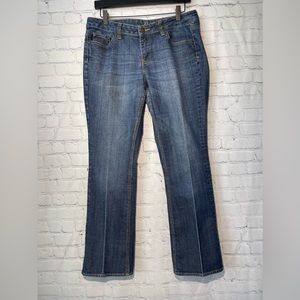 New York & Company Blue Boot Cut Jeans